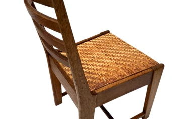 Four Modernist Art Deco Dining Room Chairs by Bas van Pelt for My Home, 1930s